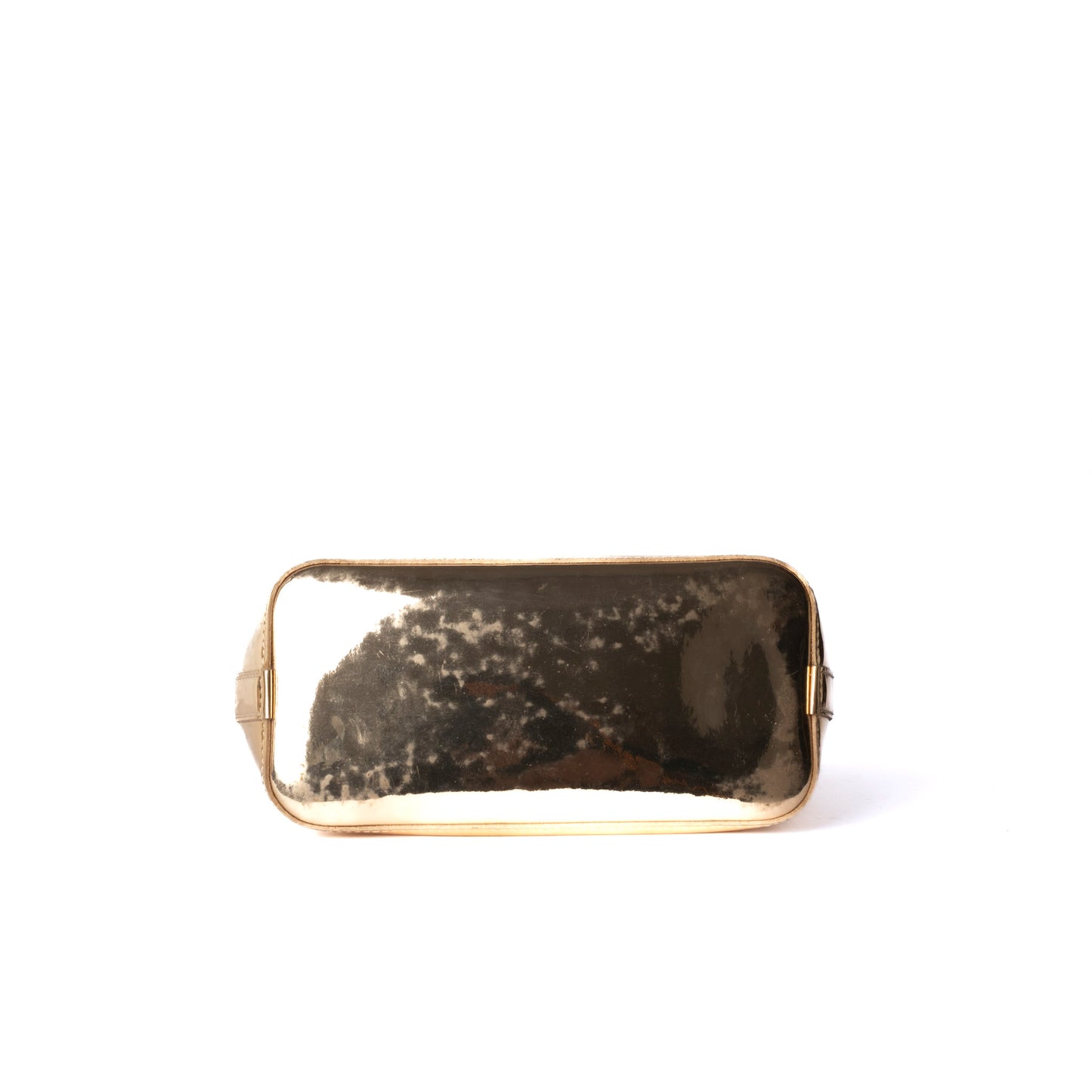 Louis Vuitton Gold Metallic Monogram Miroir Lockit Bag