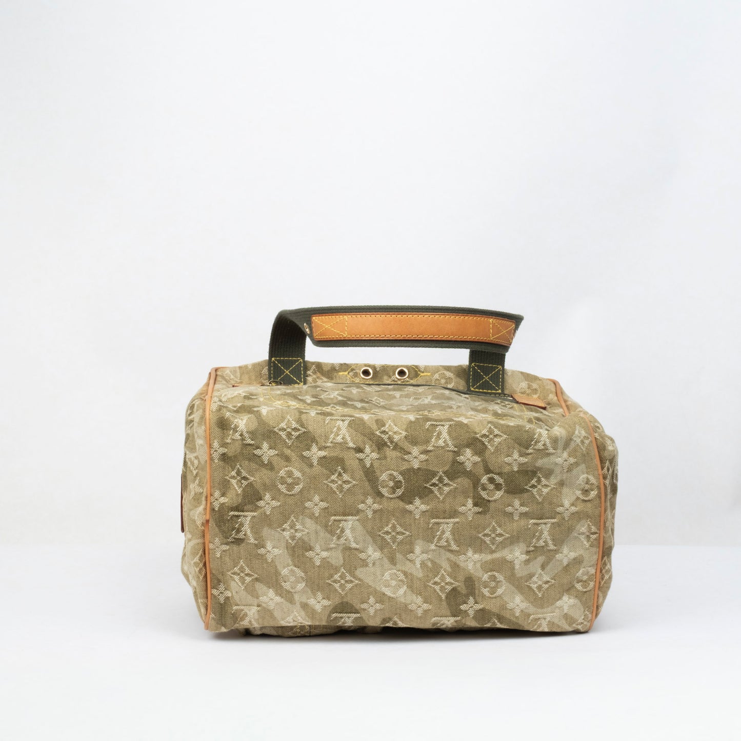 RARE Louis Vuitton X Murakami Green Denim Monogram Jasmine Shoulder Bag