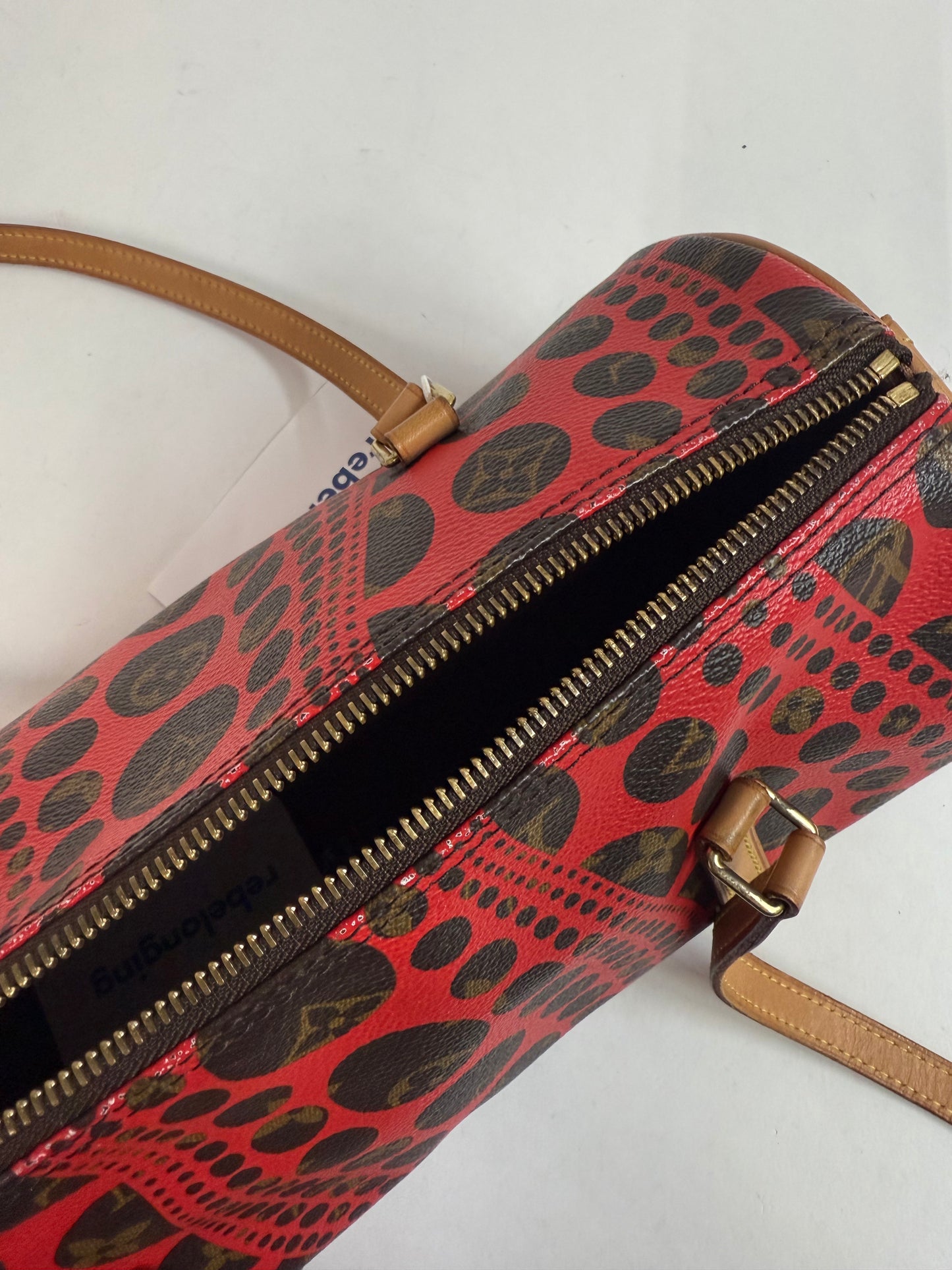 Louis Vuitton x Yayoi Kusama Canvas Pumpkin Dots Papillon Shoulder Bag
