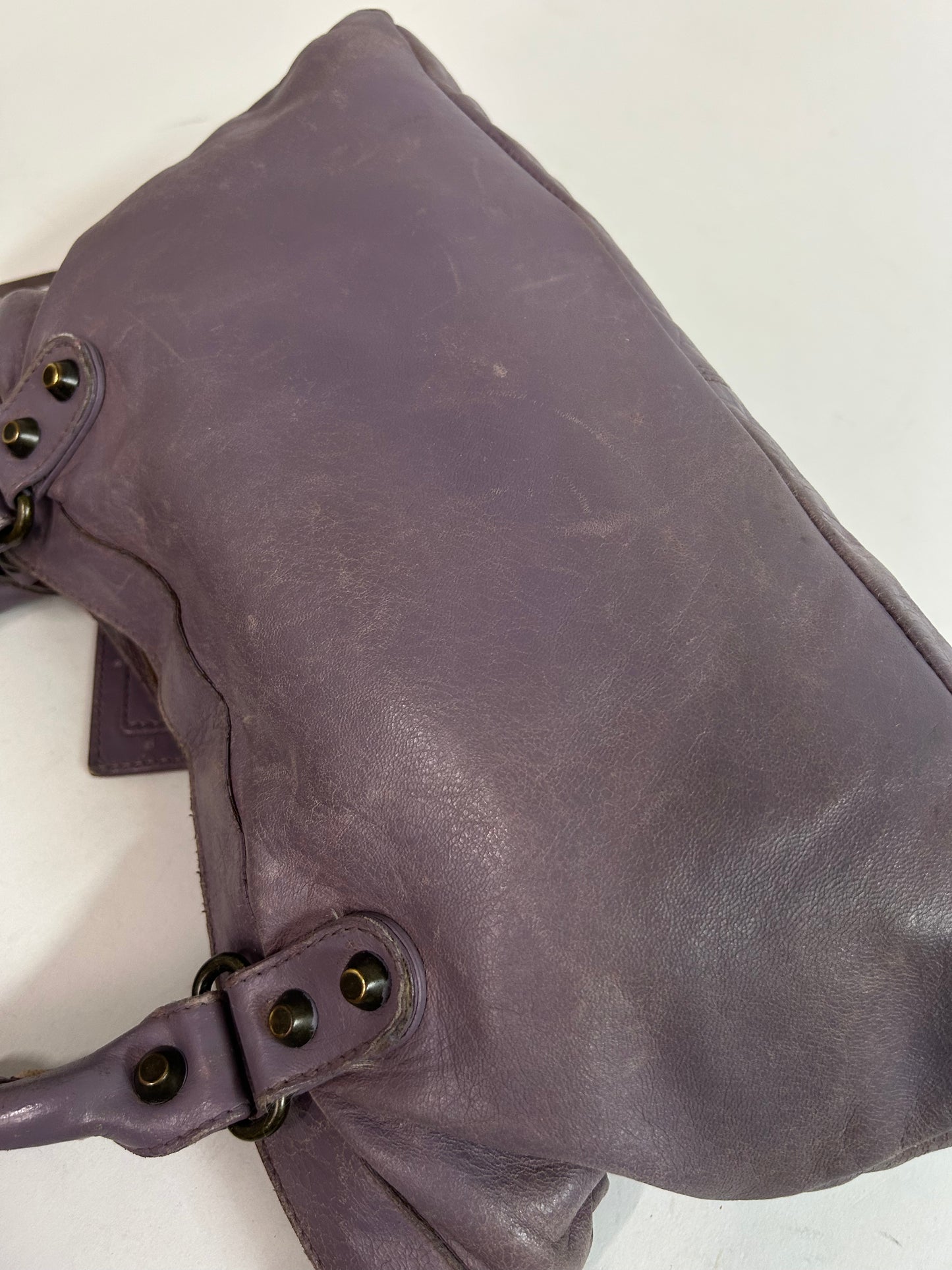 Balenciaga Lilac Leather "First" City Bag