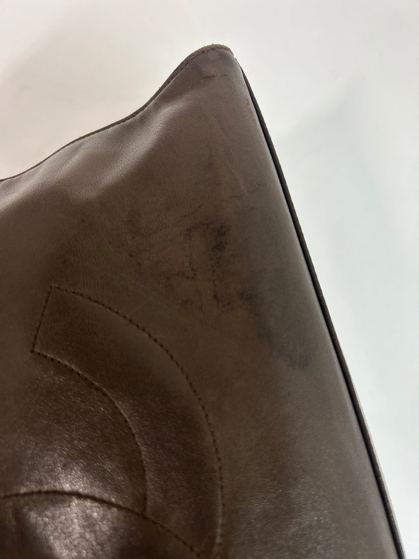 Chanel Brown Lambskin CoCo Mark Shoulder Tote Bag
