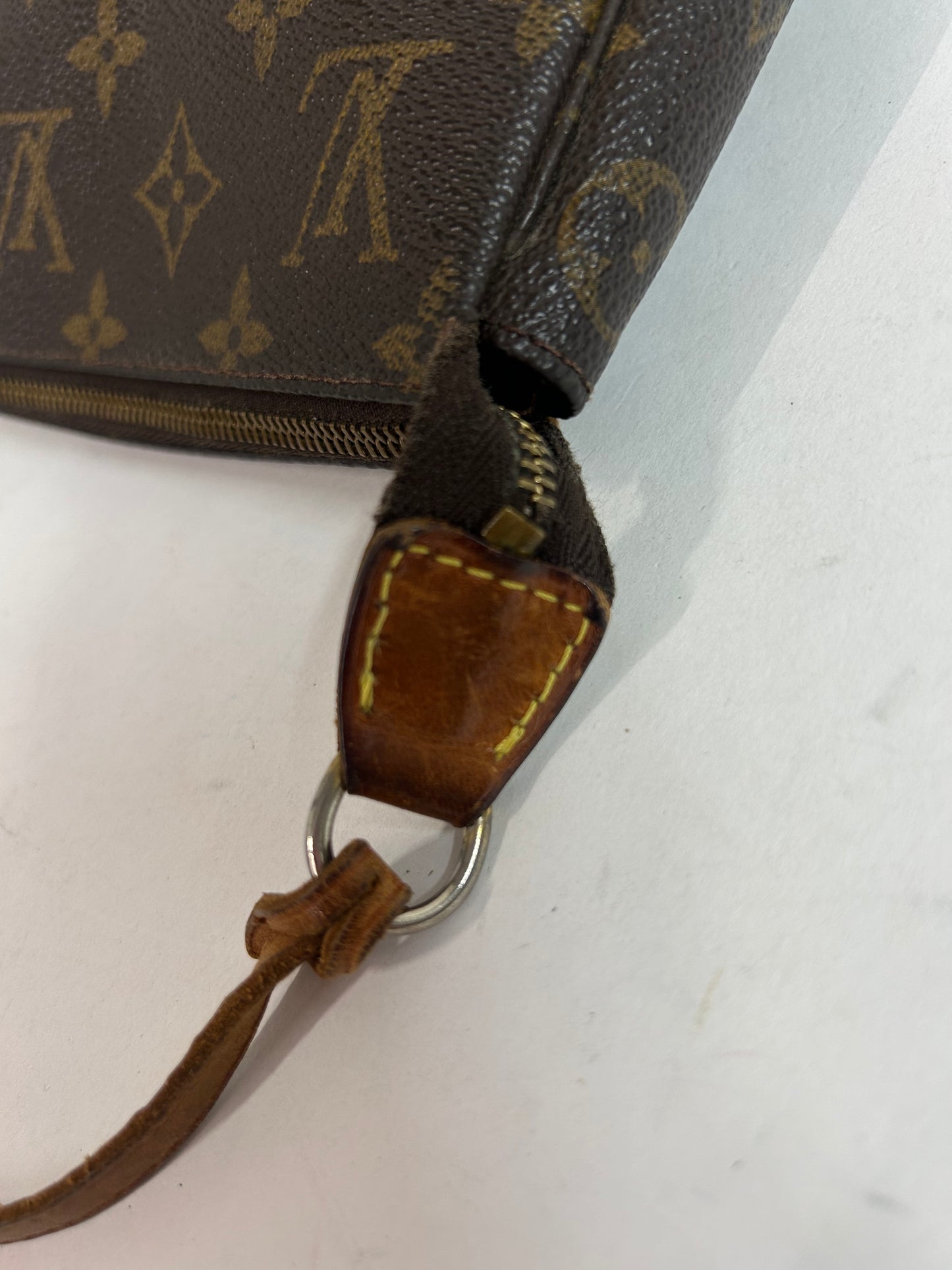 Louis Vuitton Classic Brown Monogram Pochette Accessories