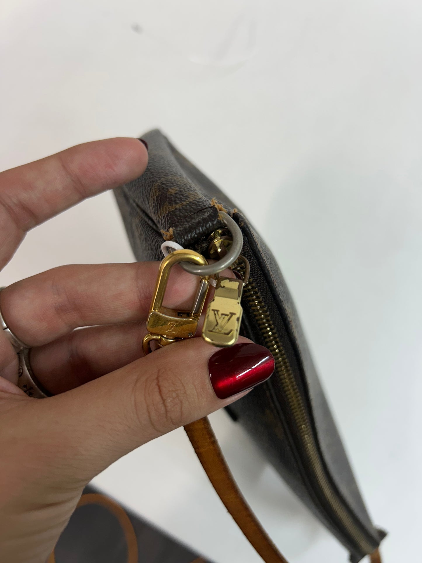 Louis Vuitton Classic Brown Monogram Pochette Accessories