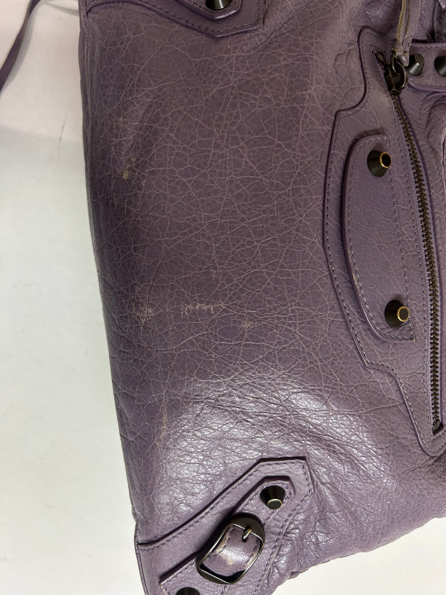 Balenciaga Lilac Purple Town City Bag