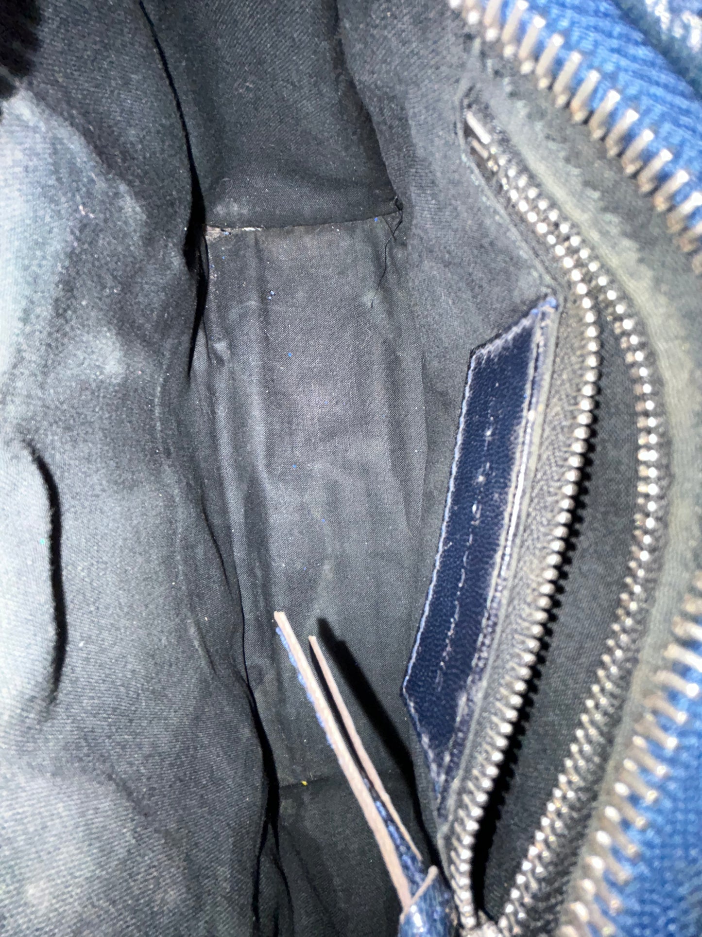 RARE Balenciaga Blue Ponyhair Mini City Bag