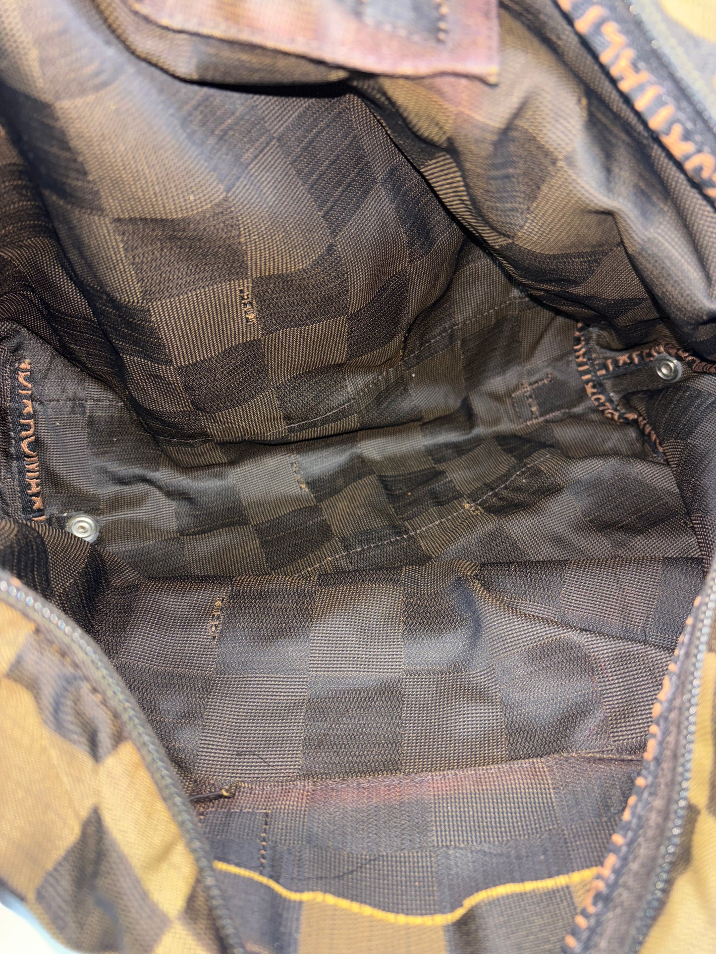 Fendi Brown Nylon Shoulder Bag