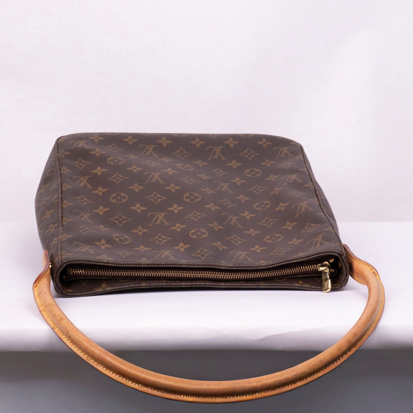 Louis Vuitton Brown Monogram Looping GM Shoulder Bag