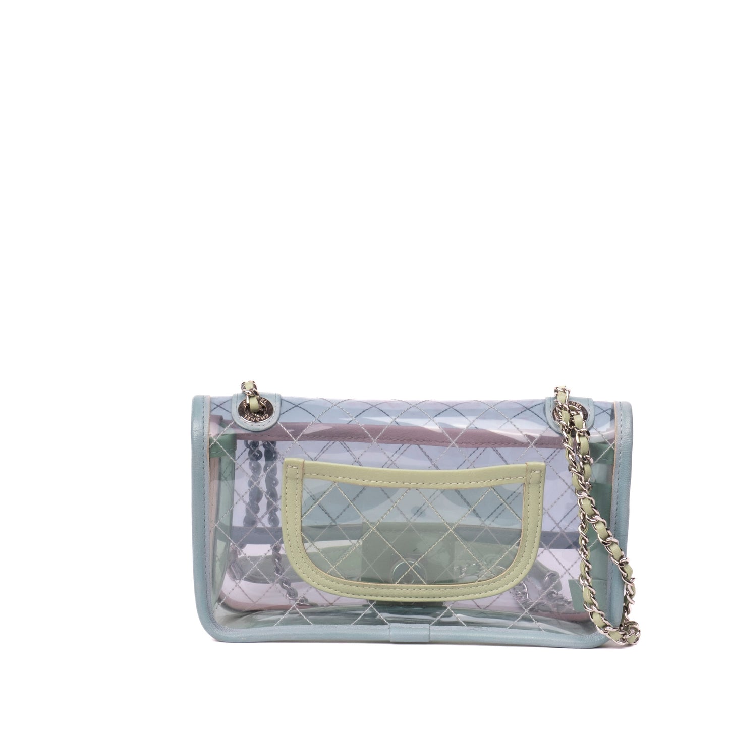 Chanel Multicolored PVC Quilted Splash Flap