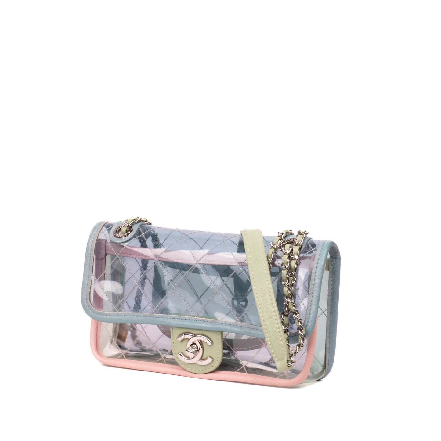 Chanel Multicolored PVC Quilted Splash Flap