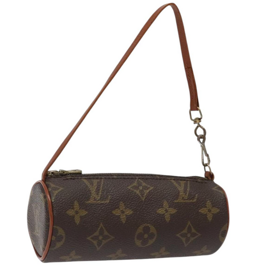 Louis Vuitton Brown Classic Monogram Mini Papillon Pochette