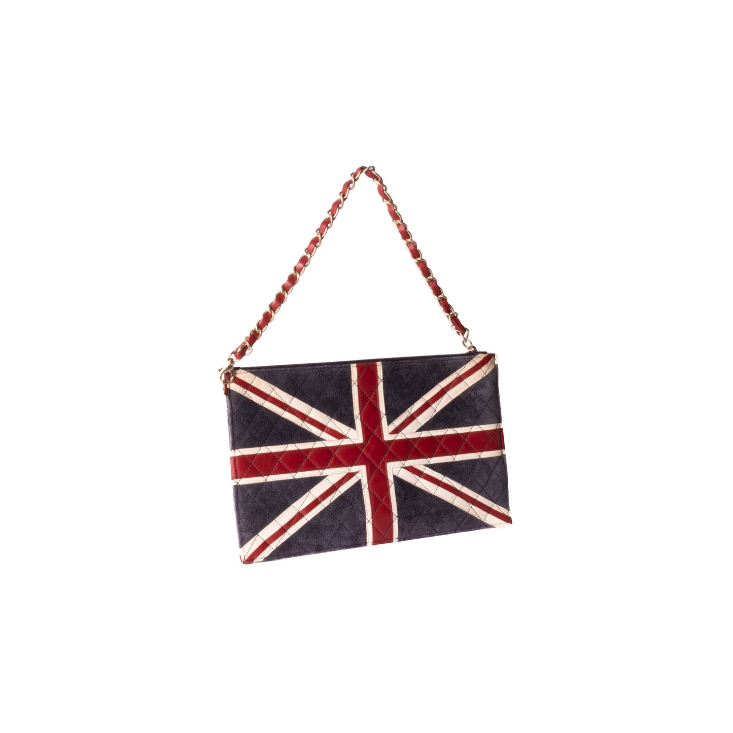 Chanel 2006 Union Jack Flat Pochette Bag