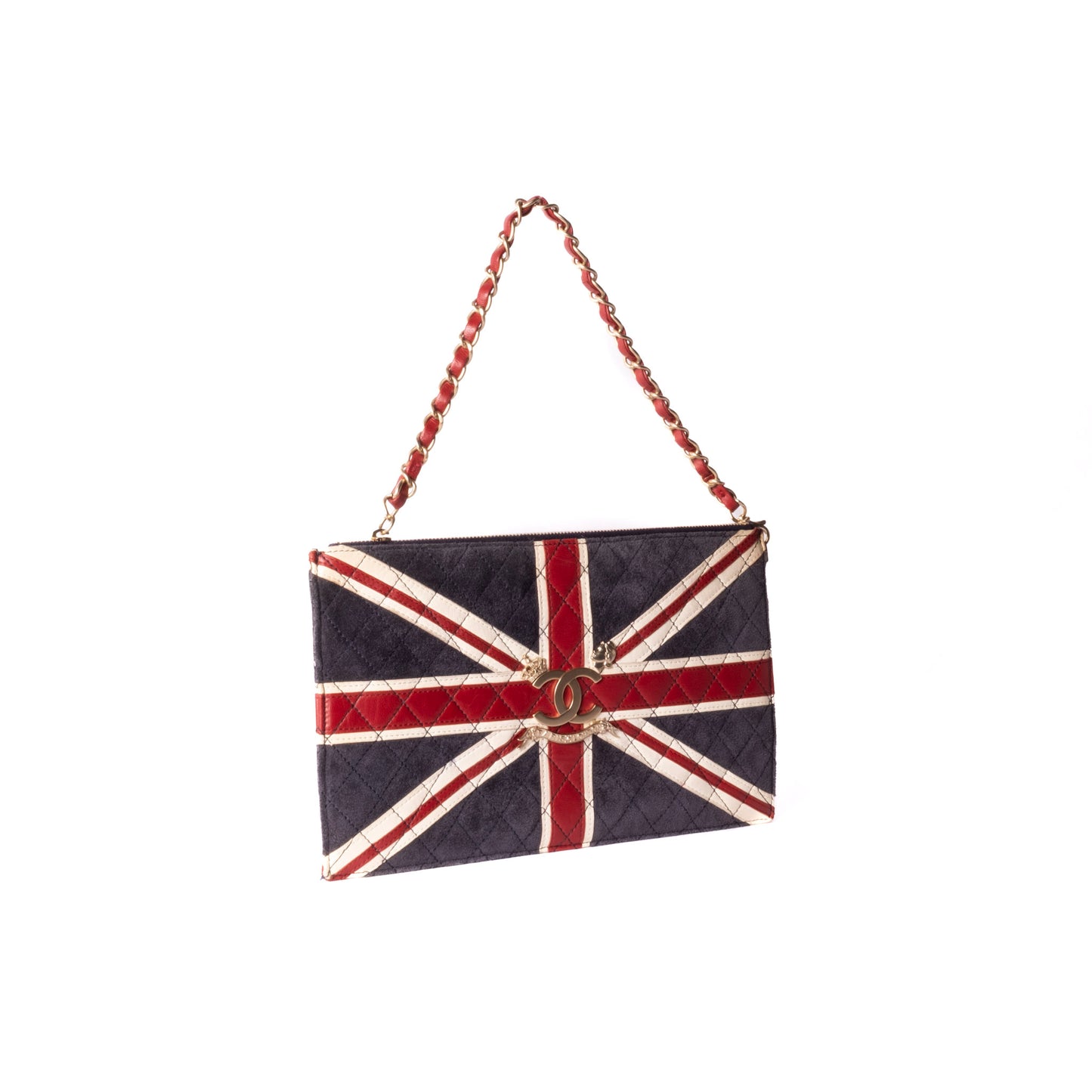 Chanel 2006 Union Jack Flat Pochette Bag