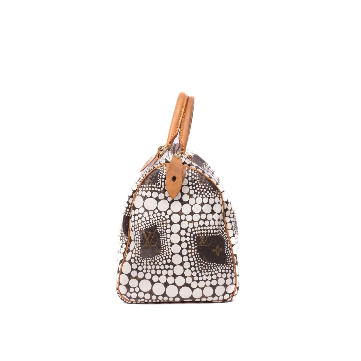 Louis Vuitton x Yayoi Kusama 2012 White Dot Speedy 30 Bag