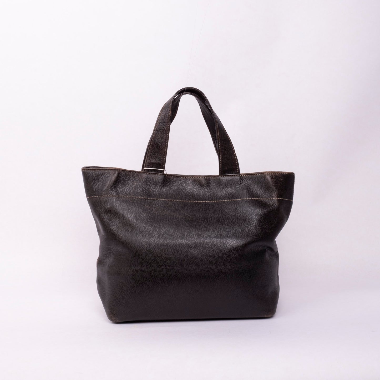 Chanel Brown Caviar Leather Tote Bag
