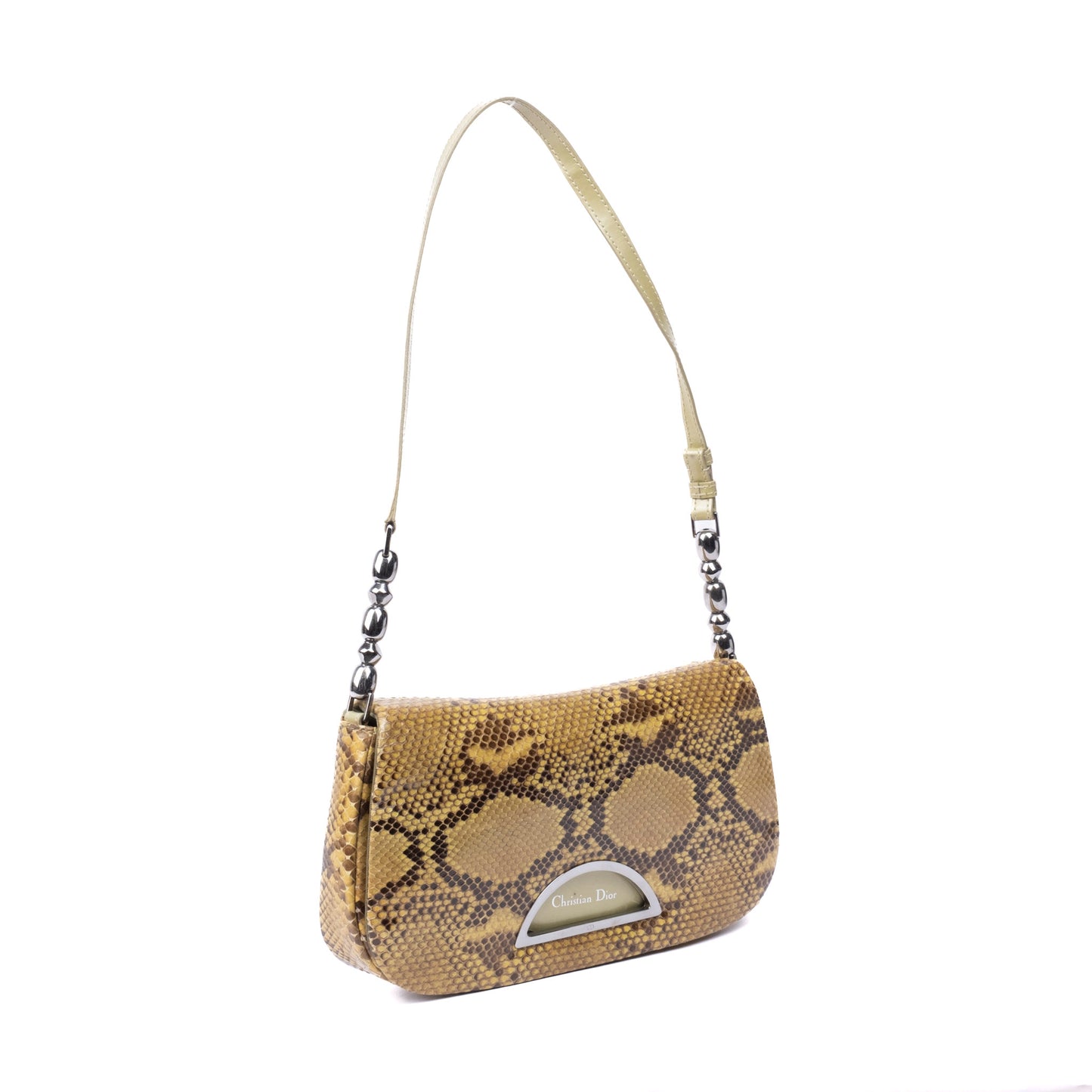 Christian Dior Multicolored Python Leather Malice Shoulder Bag
