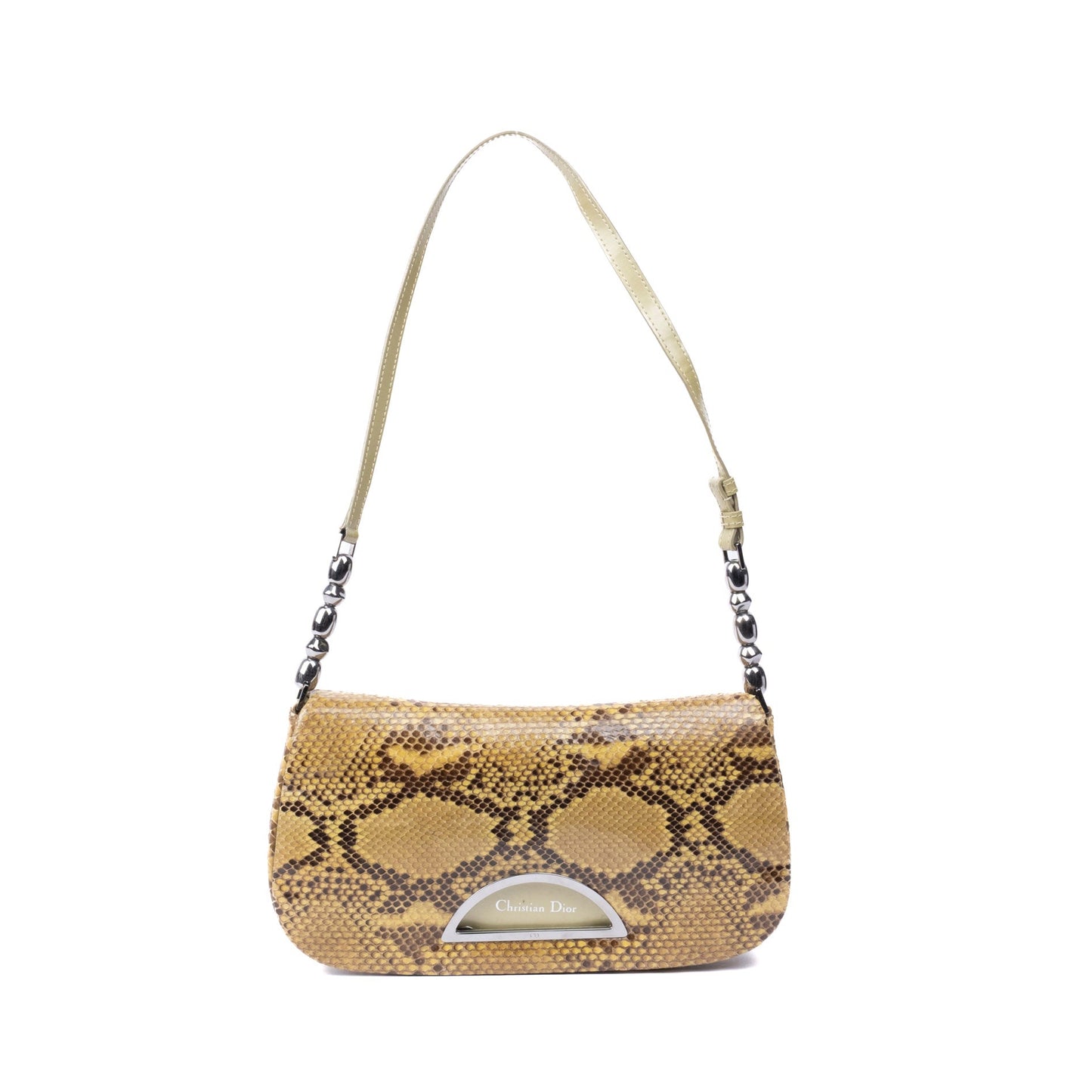 Christian Dior Multicolored Python Leather Malice Shoulder Bag