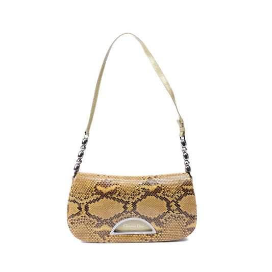 Christian Dior Multicolored Python Leather Malice Shoulder Bag