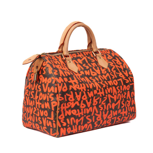 Louis Vuitton x Stephen Sprouse Neon Orange Graffiti Speedy 30