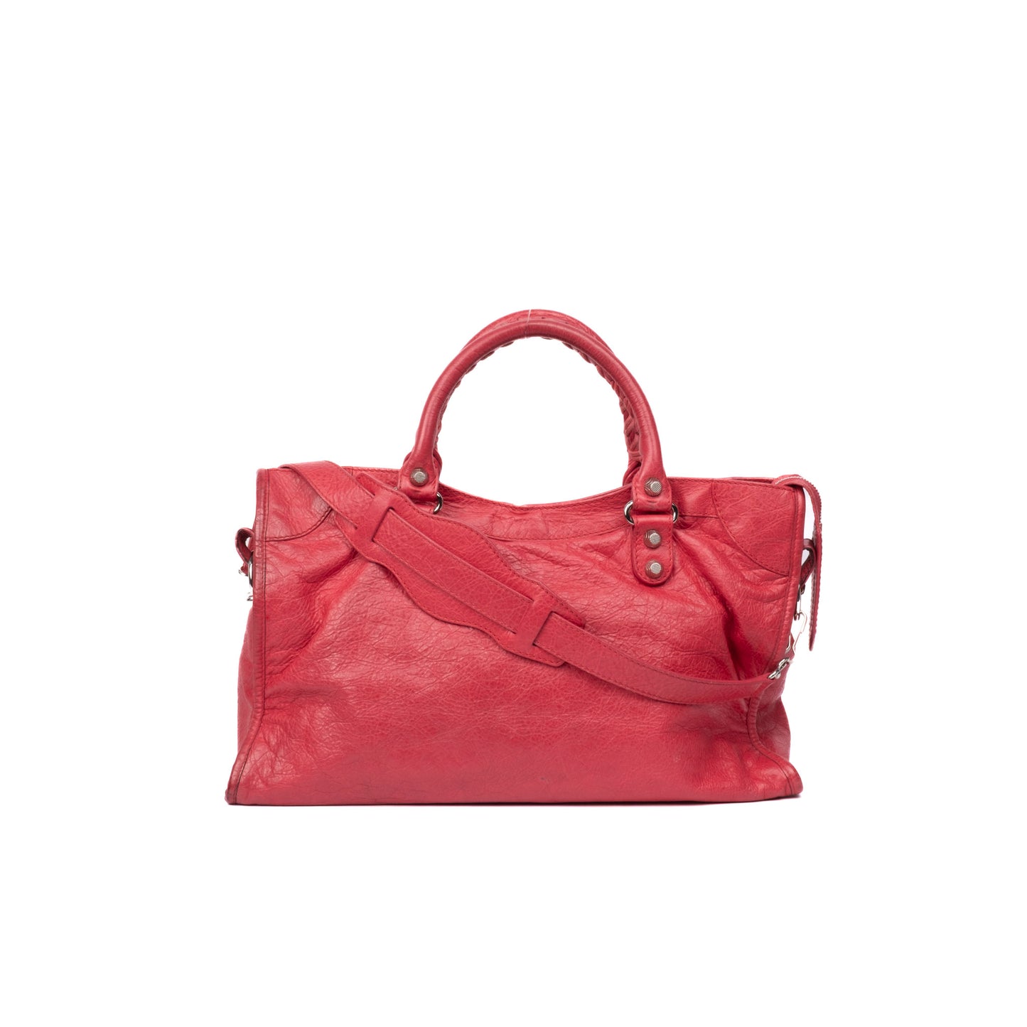 Balenciaga Pink Leather City Bag