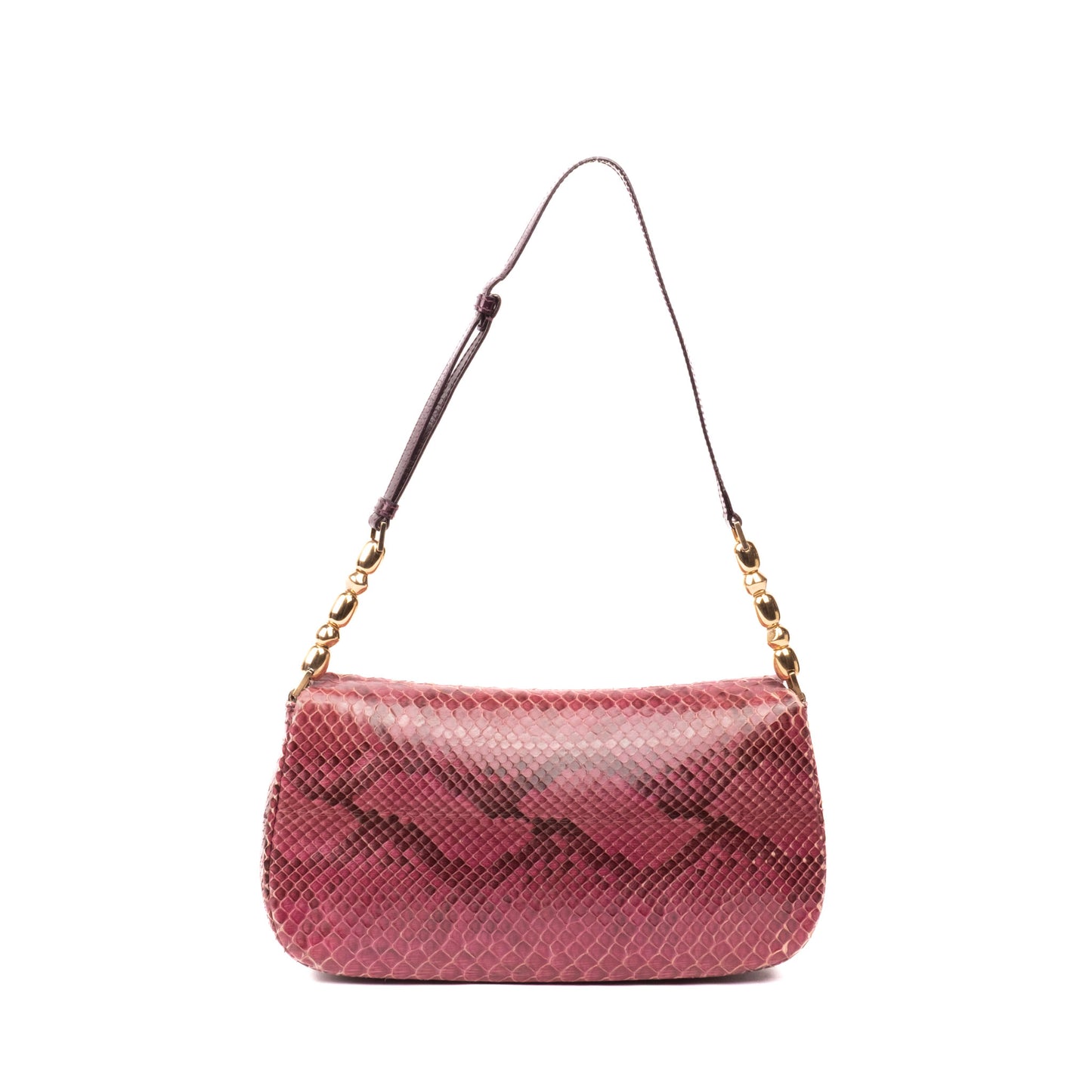 Christian Dior Pink Python Leather Malice Shoulder Bag