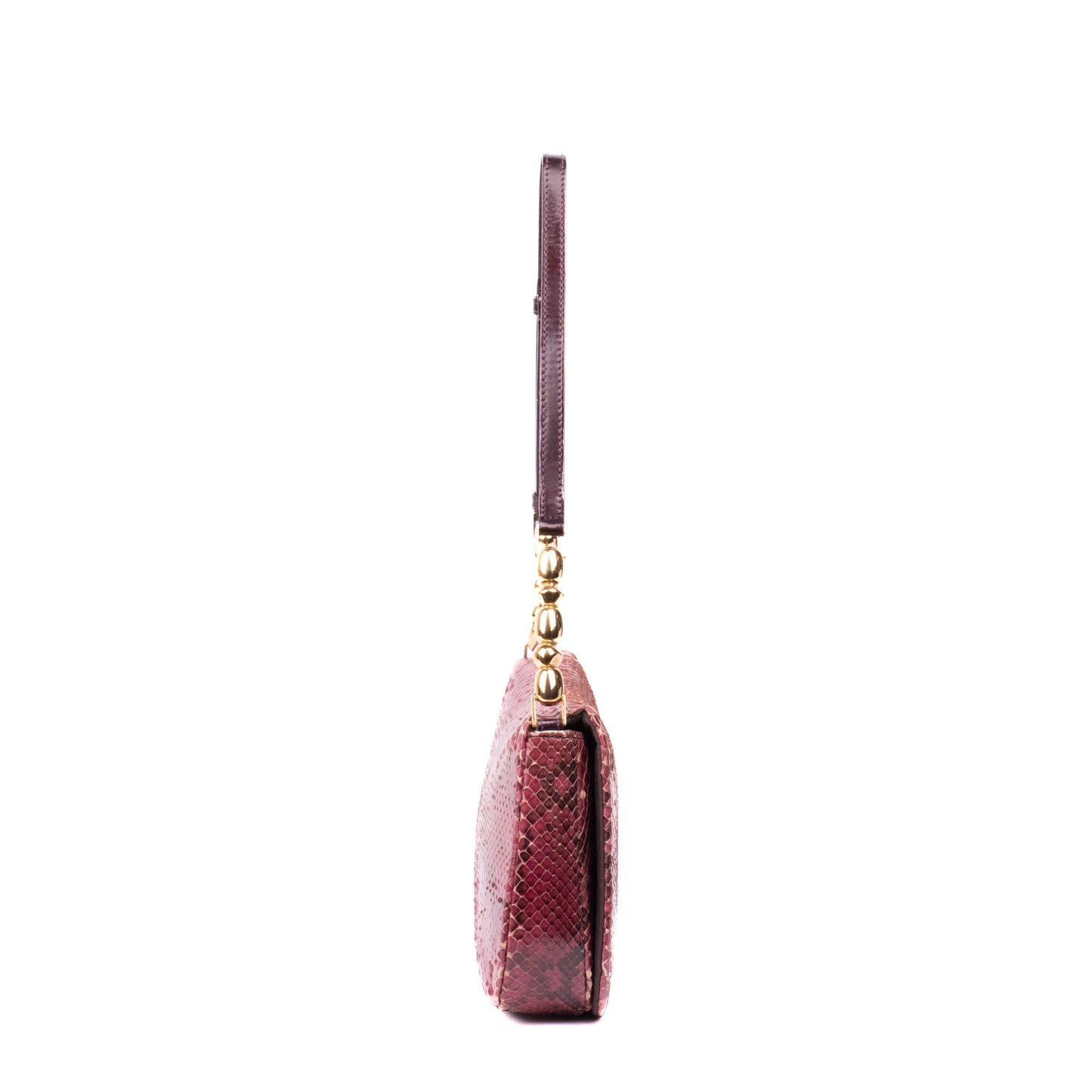 Christian Dior Pink Python Leather Malice Shoulder Bag