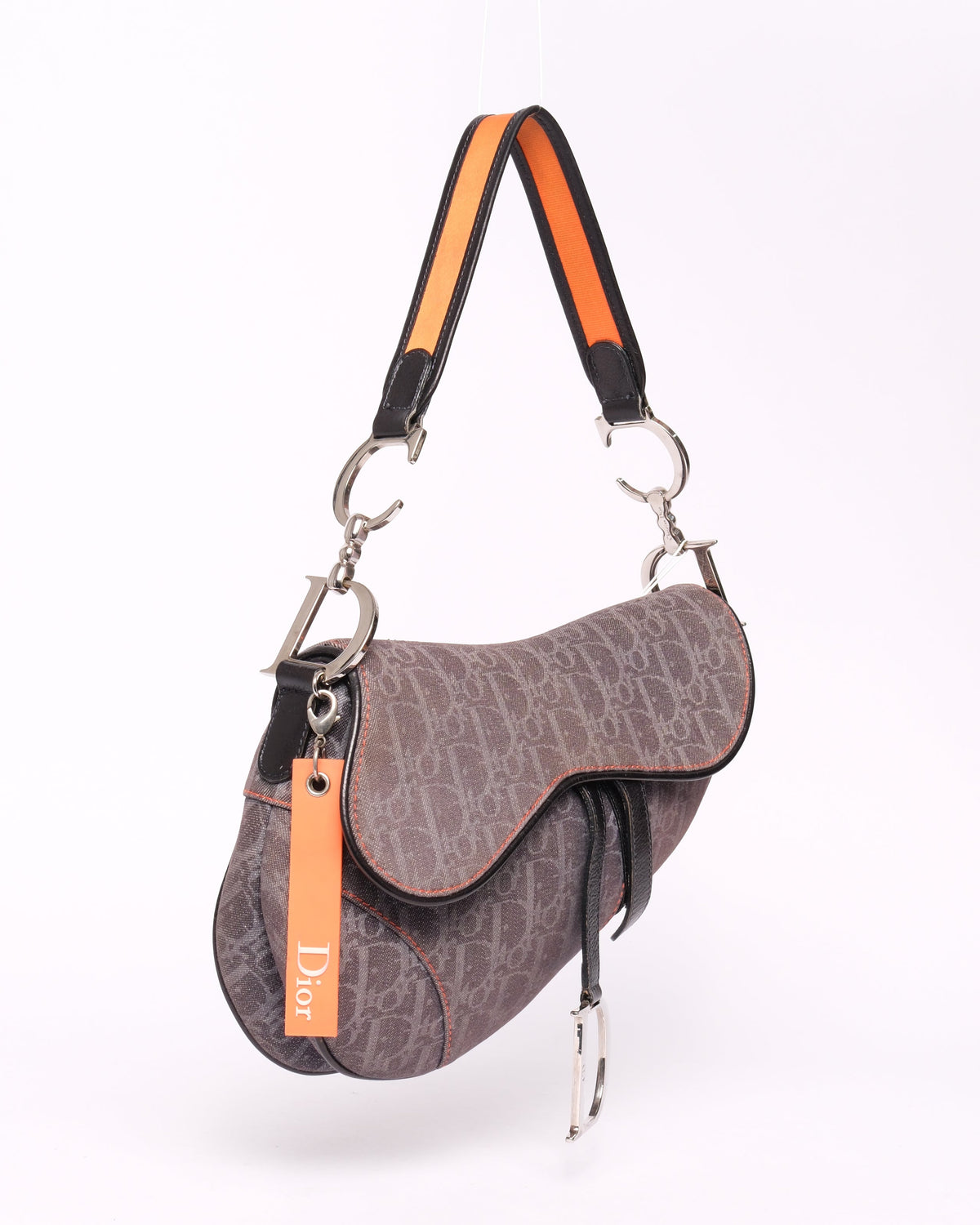 Christian Dior Denim Monogram Flight Saddle