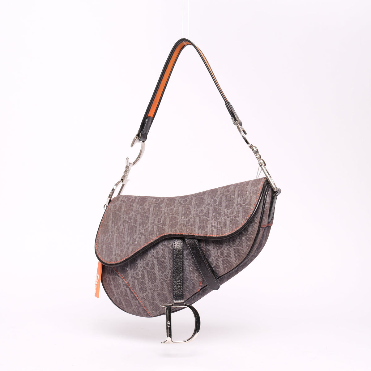 Christian Dior Denim Monogram Flight Saddle