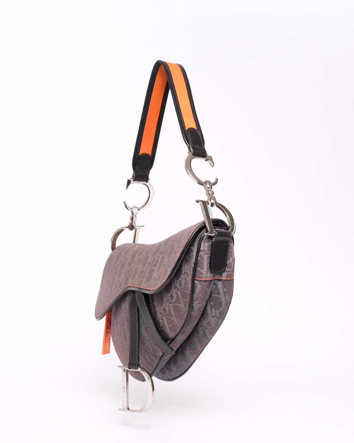 Christian Dior Denim Monogram Flight Saddle