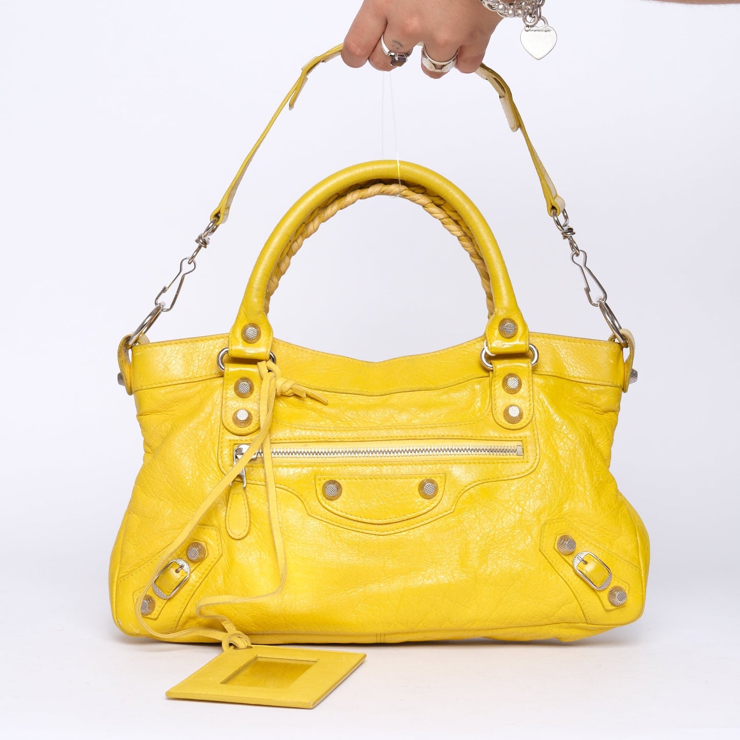 Balenciaga Yellow First City Bag