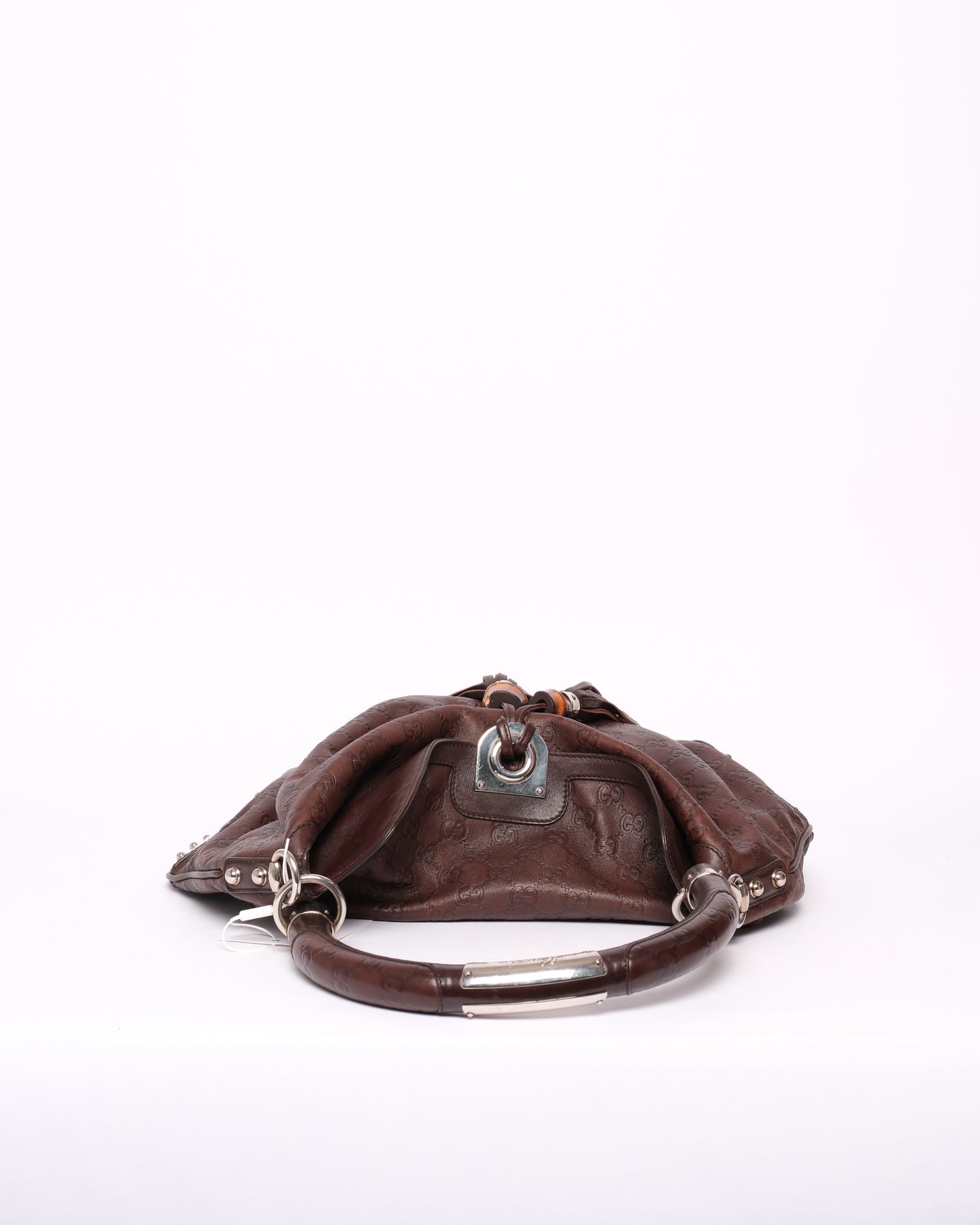 Gucci Brown Leather Babouska Indy Shoulder Bag
