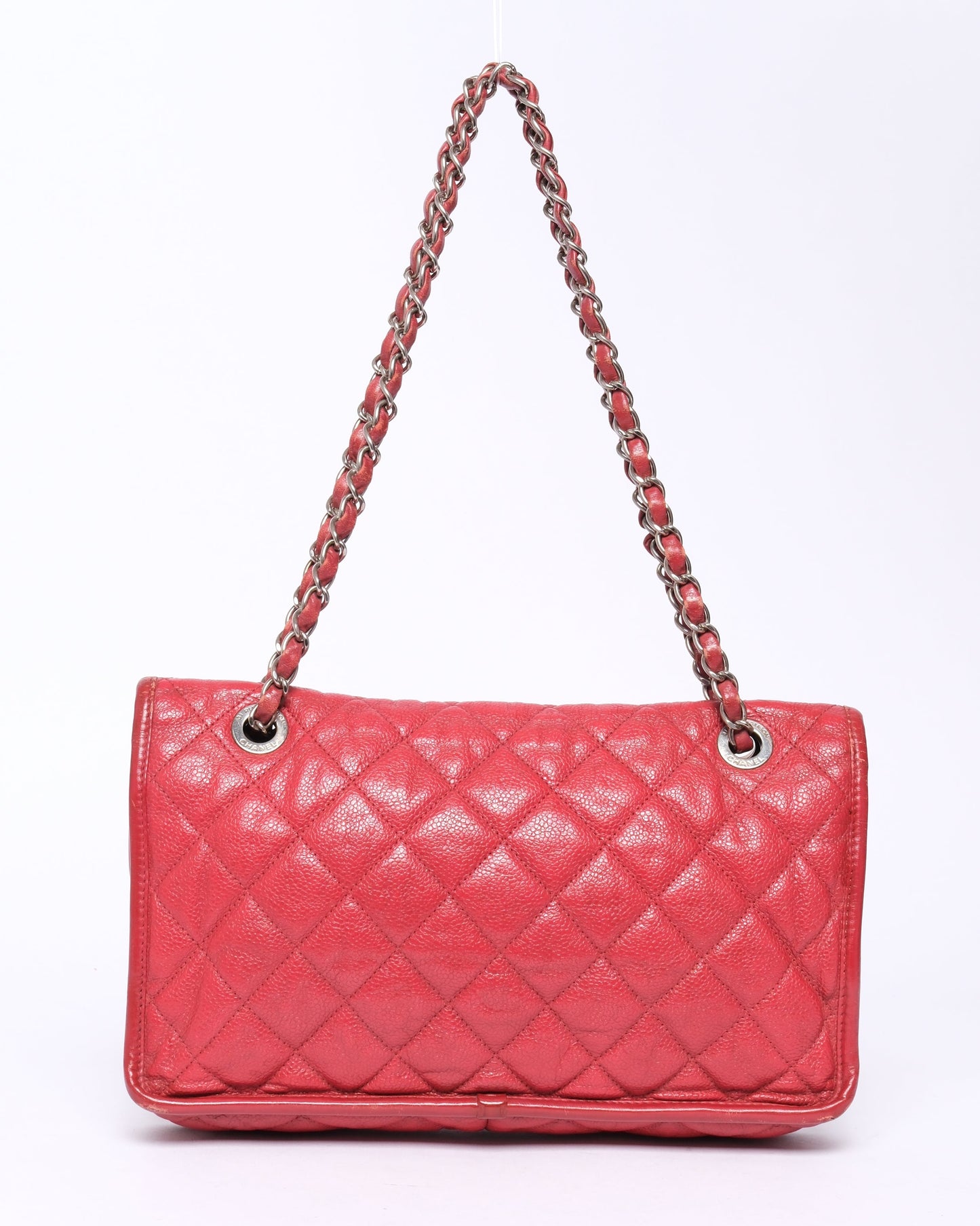 Chanel Red Caviar French Riviera Flap Bag