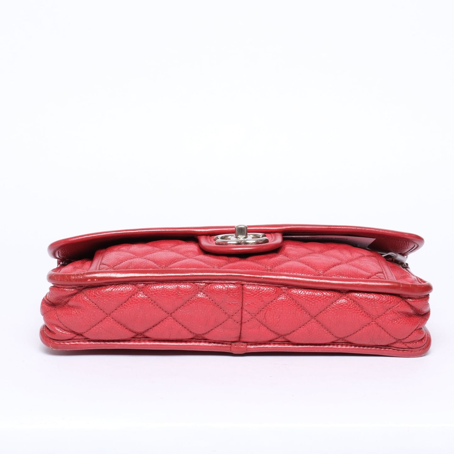 Chanel Red Caviar French Riviera Flap Bag