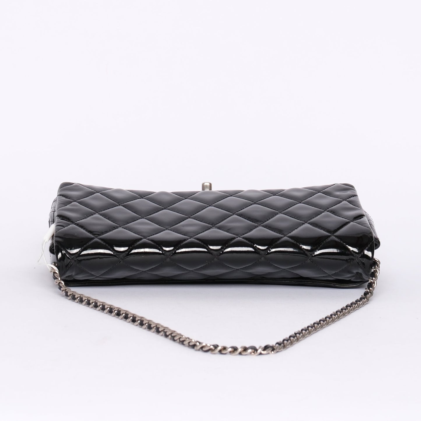 Chanel 2013 Black Patent Leather Shoulder Bag Convertible Clutch