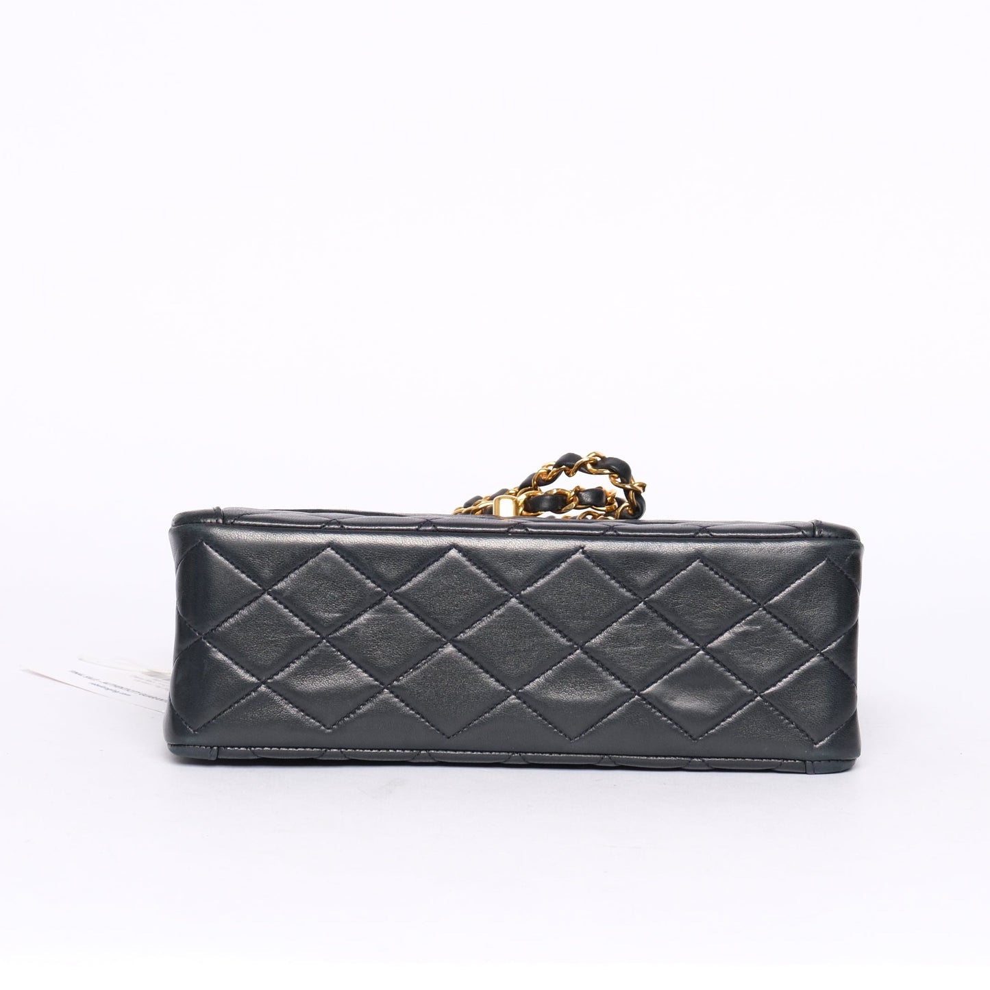 Chanel Black 24KGP Matelassé Lambskin Flap Bag