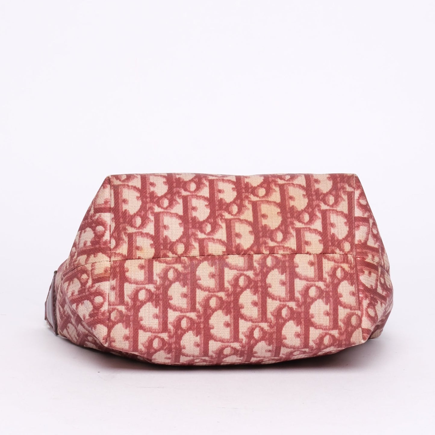 Christian Dior Red Canvas Trotter Monogram Pochette Accessory