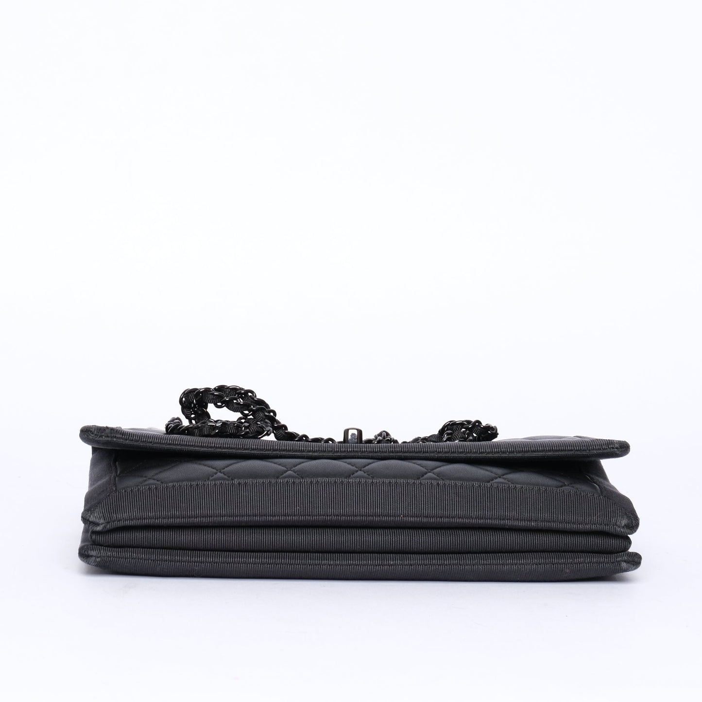 Chanel 2015 So-Black Quilted Lambskin Flap Bag
