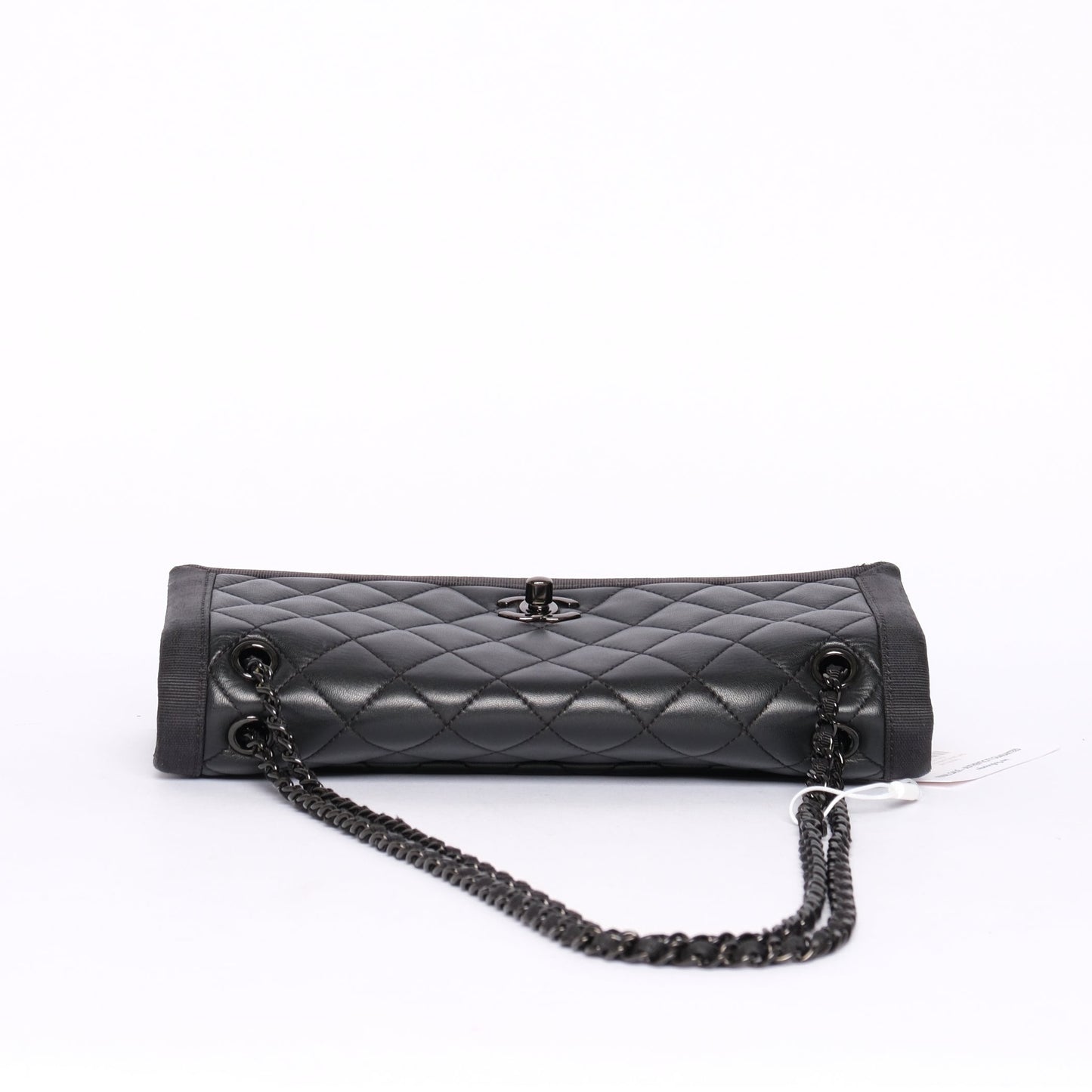 Chanel 2015 So-Black Quilted Lambskin Flap Bag
