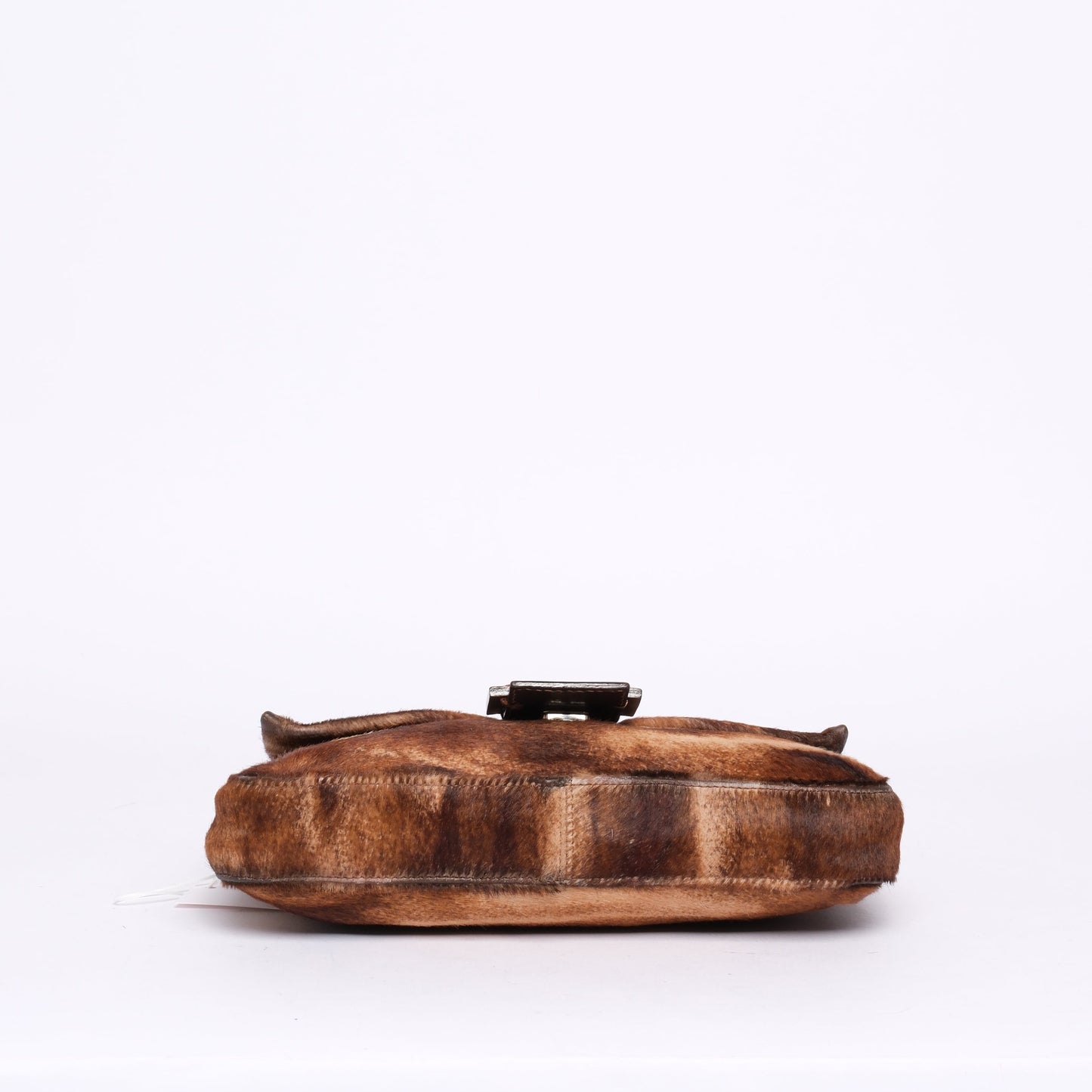 Fendi Brown Ponyhair Baguette Shoulder Bag