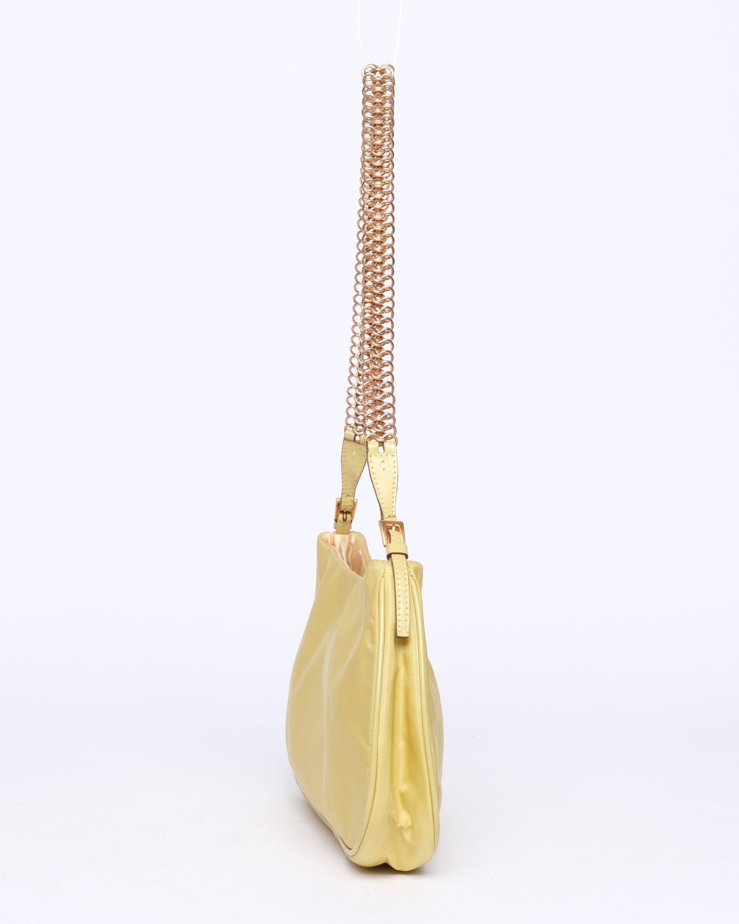 Prada Chartreuse Nylon Mini Handle Handle Bag