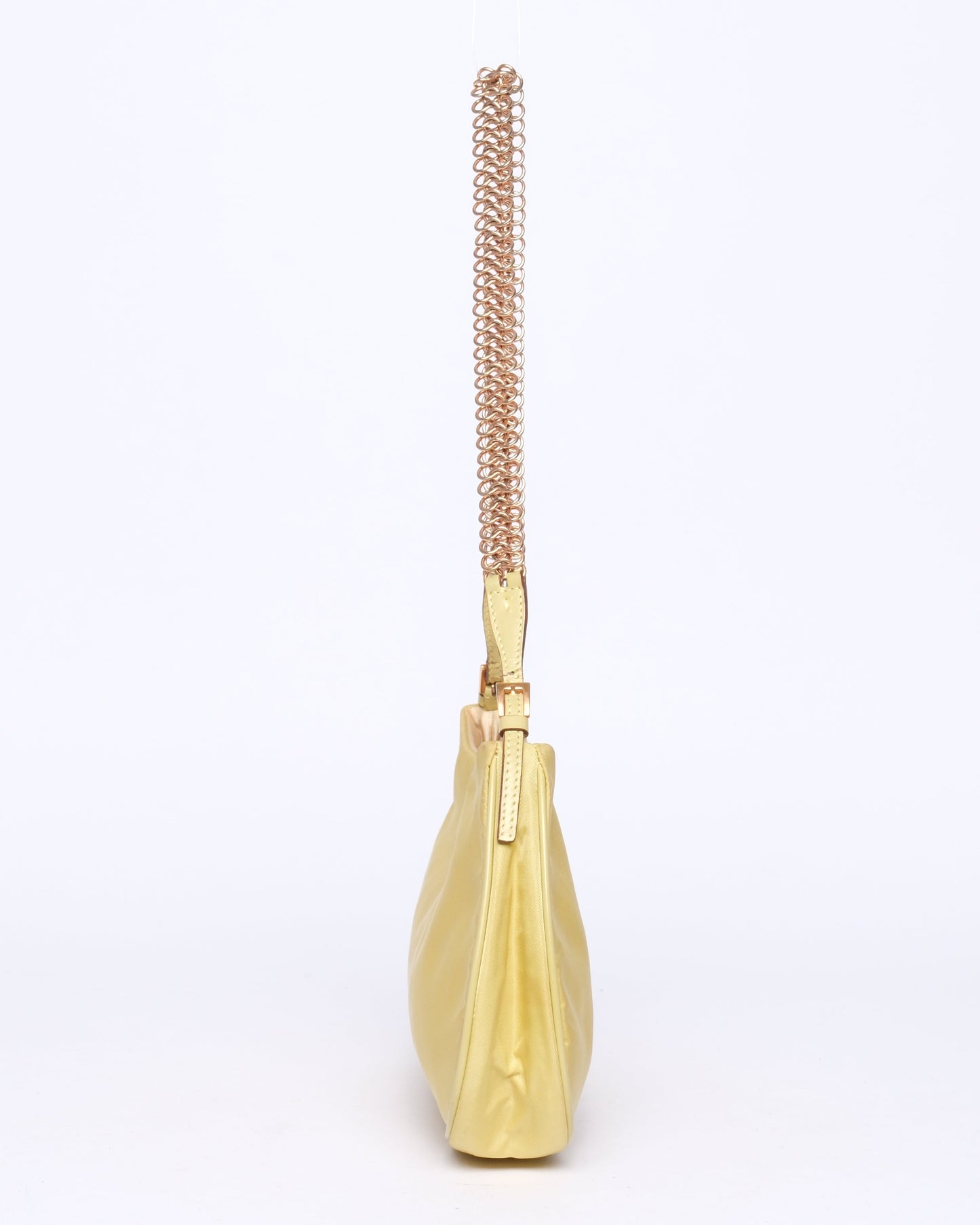 Prada Chartreuse Nylon Mini Handle Handle Bag