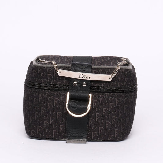Christian Dior Black Trotter Vanity Case
