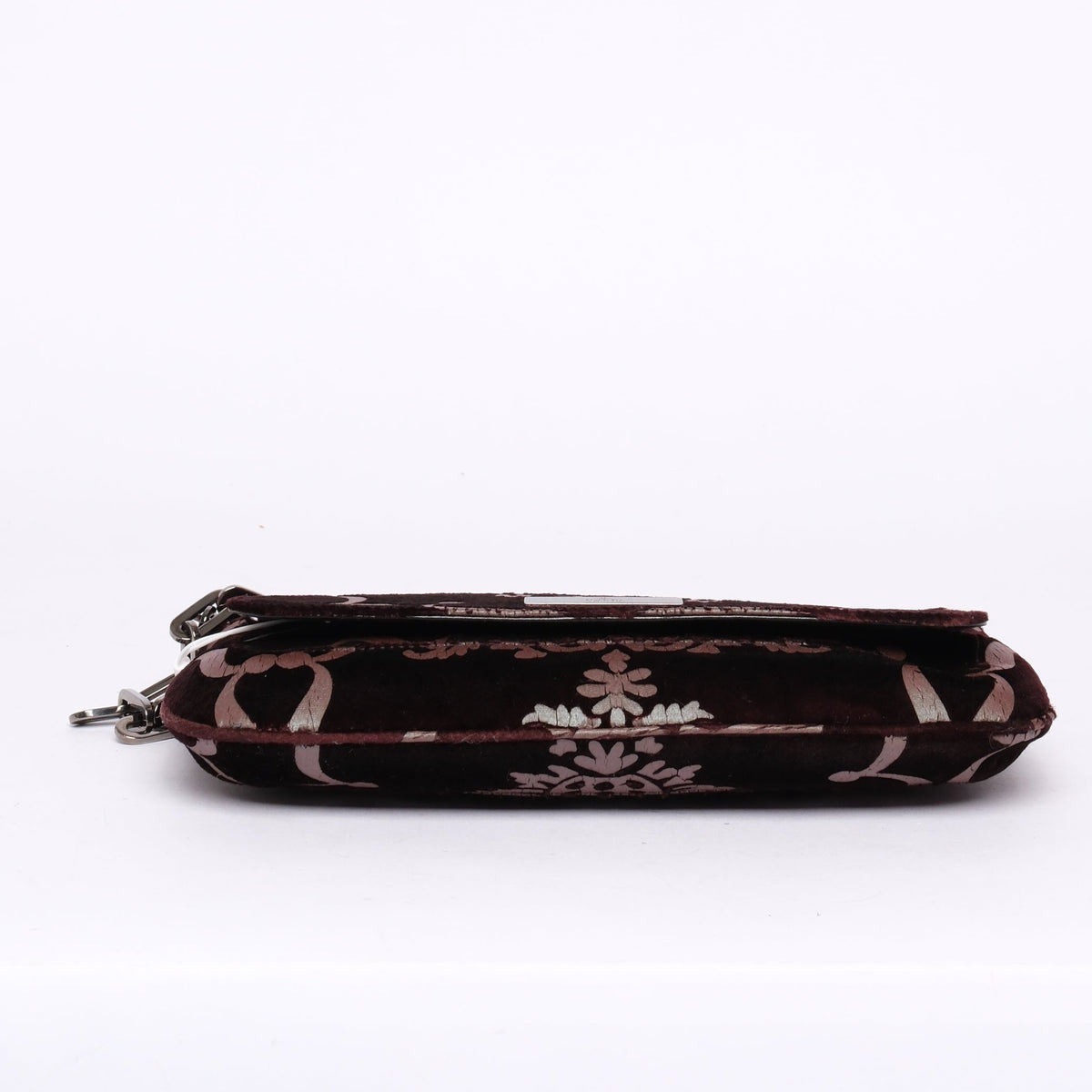 Gucci Tom Ford Burgundy Velour Woven Detail