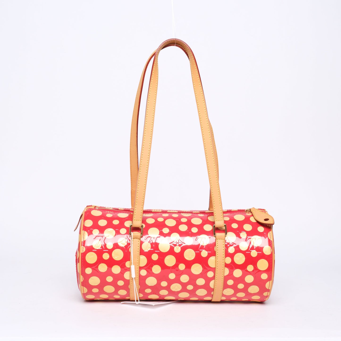 Louis Vuitton x Yayoi Kusuma Red & Yellow Patent Leather Papillon