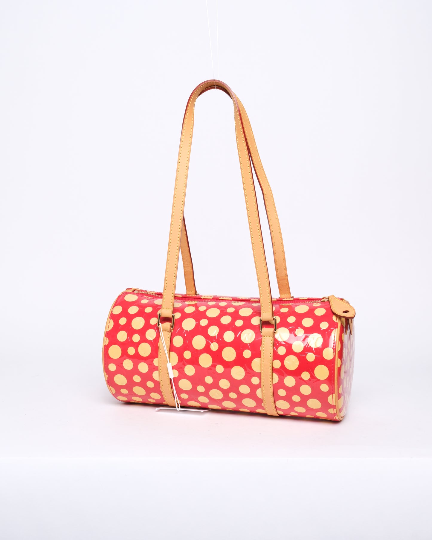 Louis Vuitton x Yayoi Kusuma Red & Yellow Patent Leather Papillon