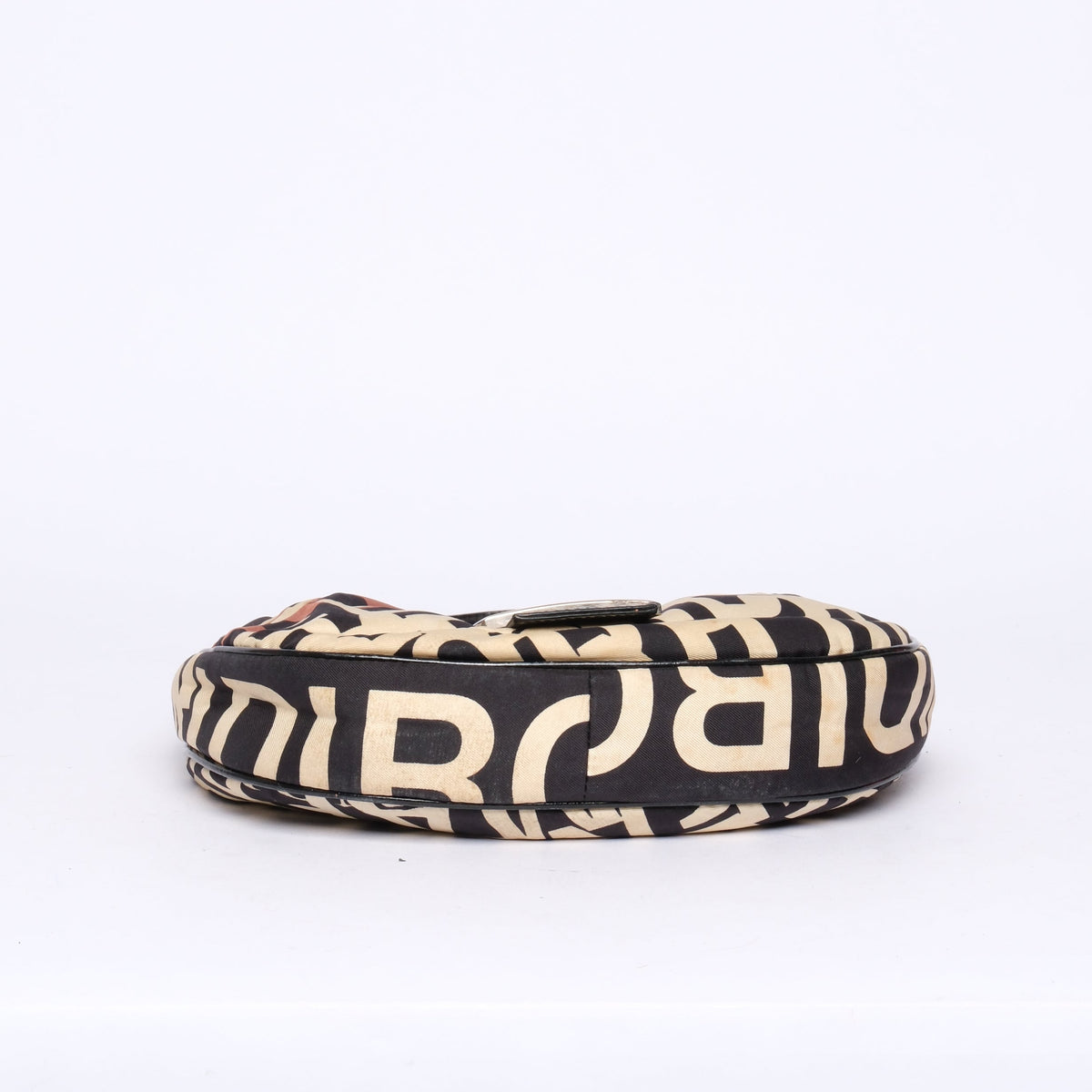Fendi Scrabble Nylon Croissant Shoulder bag
