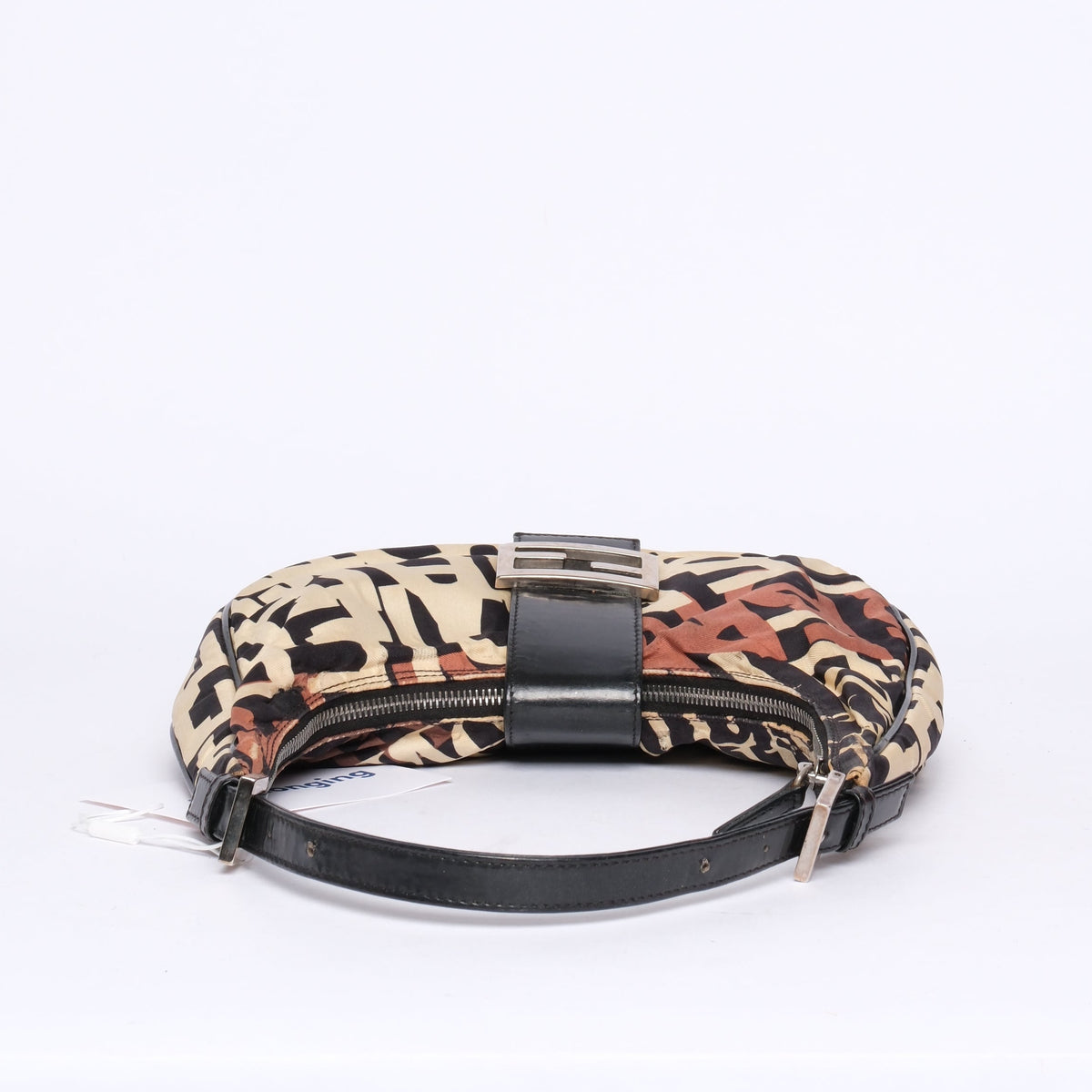 Fendi Scrabble Nylon Croissant Shoulder bag