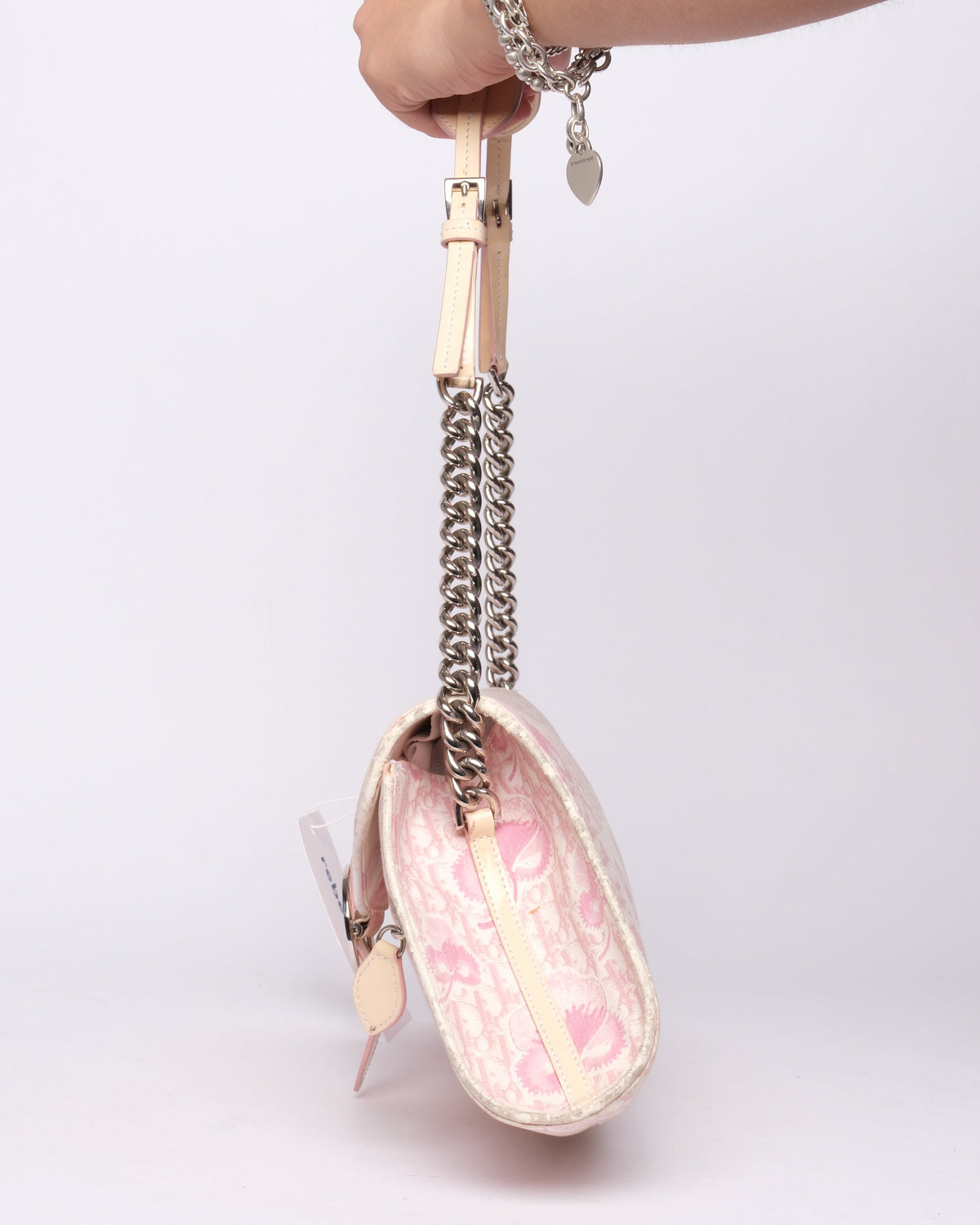 Christian Dior Pink & White Cherry Blossom Shoulder Bag