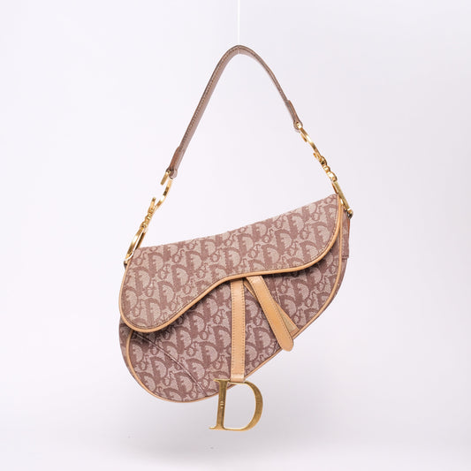 Christian Dior Love Brown Monogram Saddle