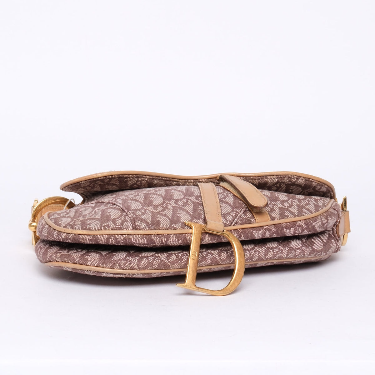 Christian Dior Love Brown Monogram Saddle
