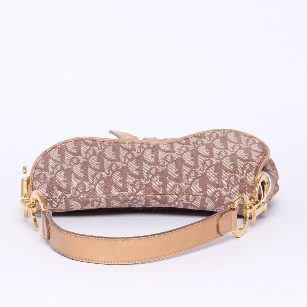 Christian Dior Love Brown Monogram Saddle